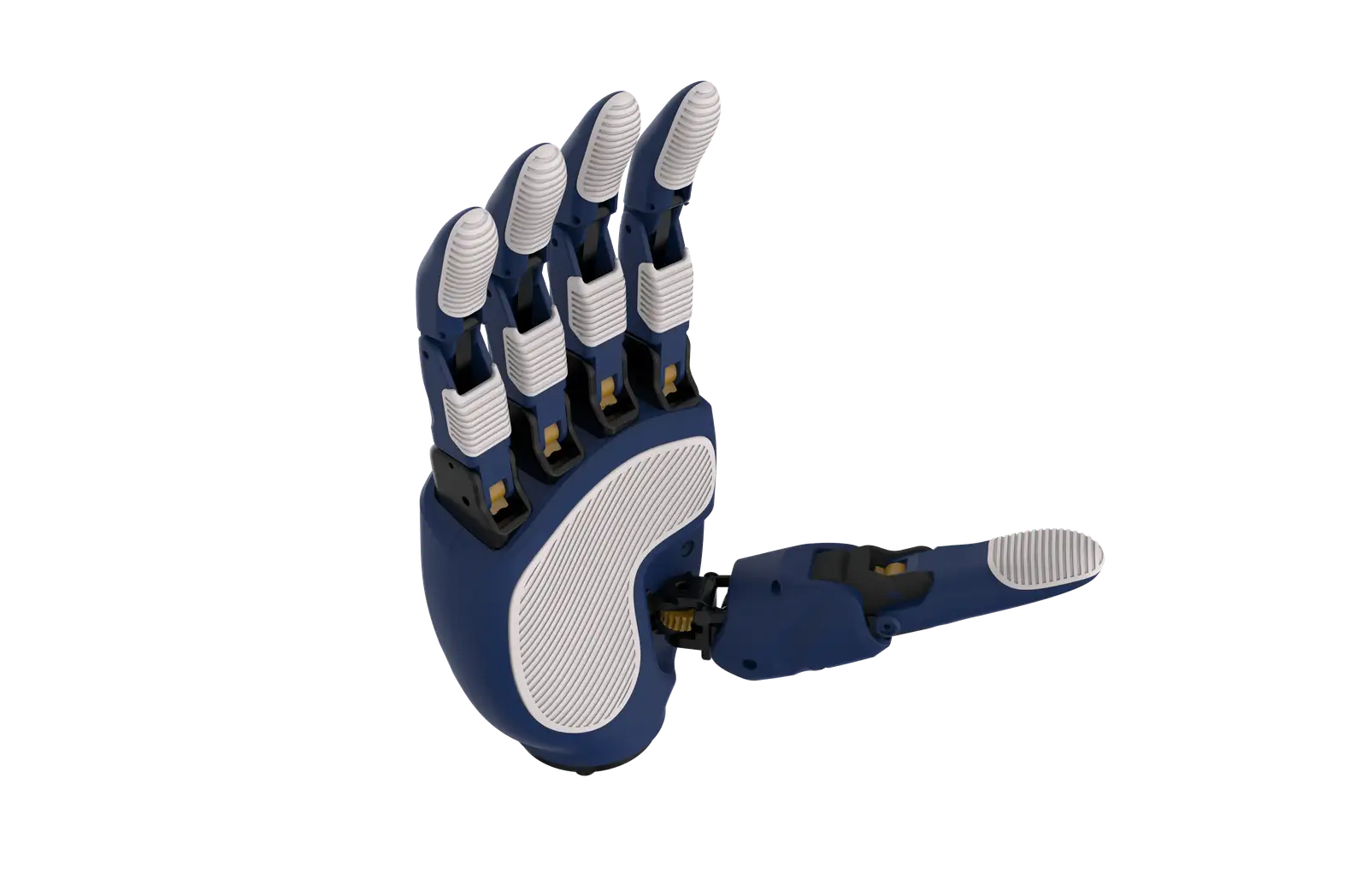 Blue finish and structure